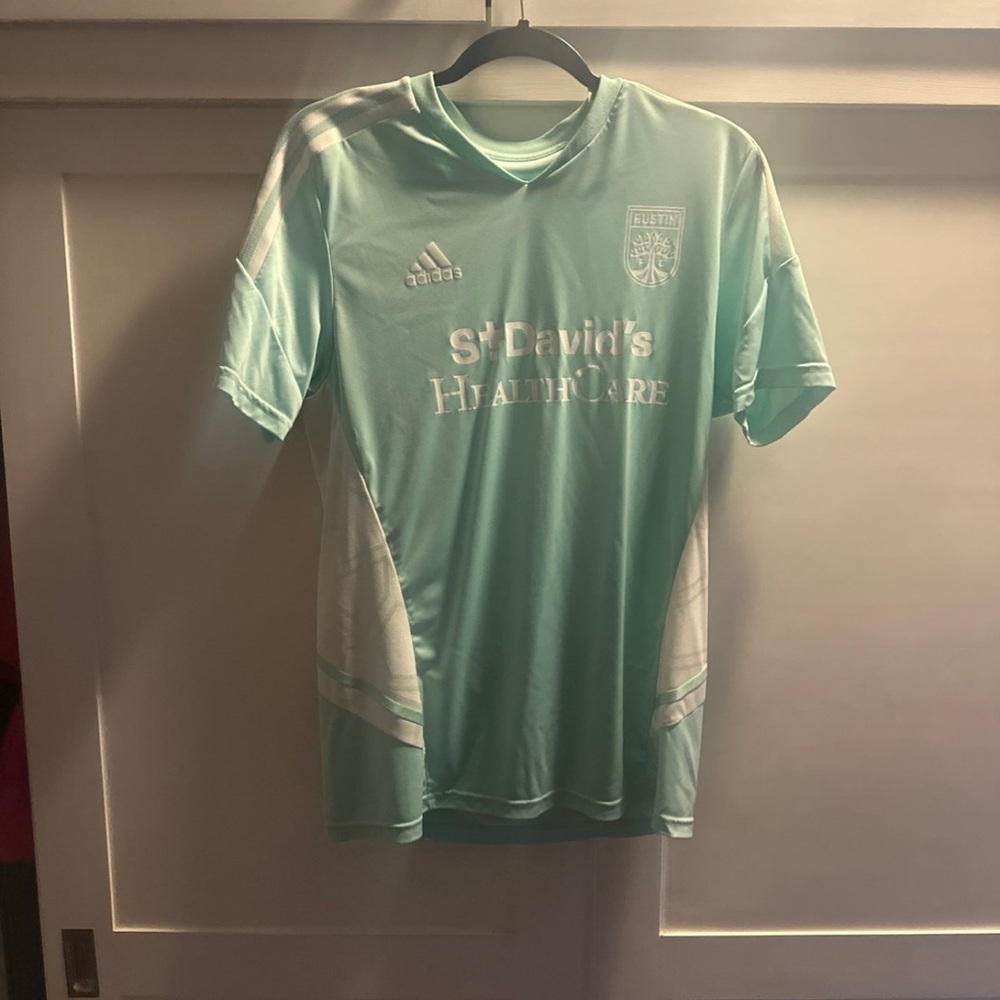 Adidas Austin FC Aqua Soccer Jersey
